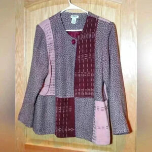 Vintage Graff by UM Co. Pink dress jacket size L